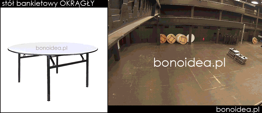 stol bankietowy okrągły stol skladany bonoidea 1