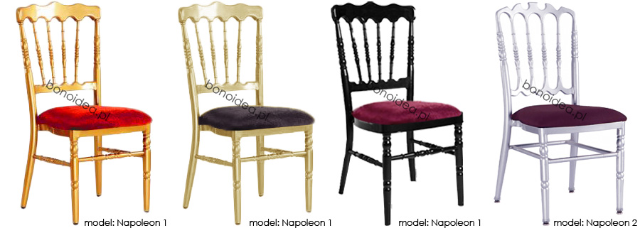 krzesla amerykanskie napoleon na wesela i bankiety bonoidea