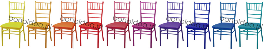 krzesla bankietowe krzesla amerykanskie chiavari KOLOROWE