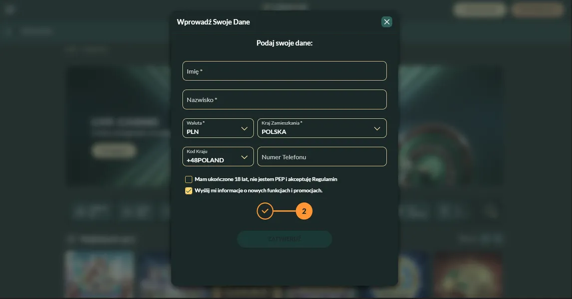 Rejestracja i Logowanie w Lemon Casino