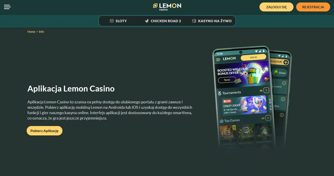 Casino Lemon na Urządzeniach Mobilnych